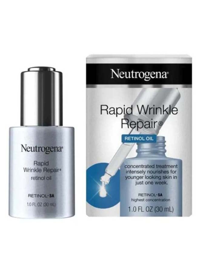 Neutrogena Rapid Wrinkle Repair And To Remove Dark Spots Face Serum Retinol Oil 1Fluid Ounce - Image 3