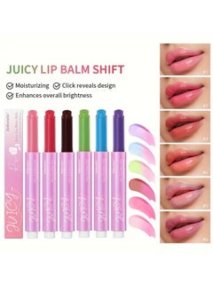 Juicy Lip Balm Shift Lip Color Changing Lipstick Hydrating and Moisturizing Color Changing Lip Gloss Glossy Lips Moisturizer Plumping Non Sticky Sheer Tinted Plumper Lip Balm Kiwifruit 04 - pzsku/ZD2D7B10151BD757CA496Z/45/_/1714471171/32e6f6ef-bf7d-415a-9b26-7670960daeec