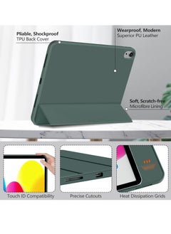 MIGOFAST Compatible with iPad 10th Generation Case 10.9 Inch 2022 with Pencil Holder, Slim Trifold Stand Protective Cover with Soft TPU Back for iPad Case 10th Generation, Auto Sleep Wake  - Image 4