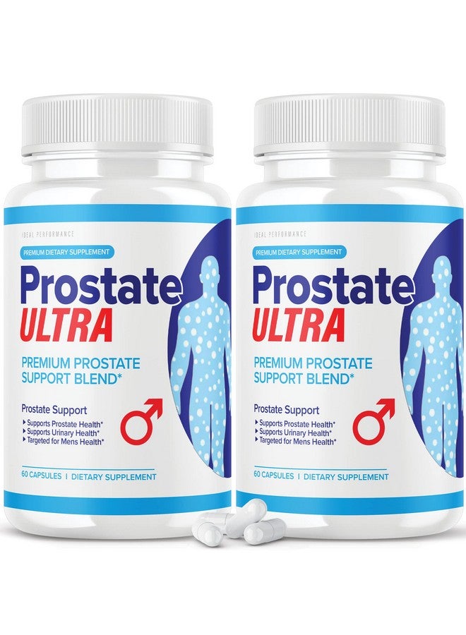 IDEAL PERFORMANCE (2 Pack) Prostate Ultra Supplements for Men Prostate Health Formula (120 Capsules)