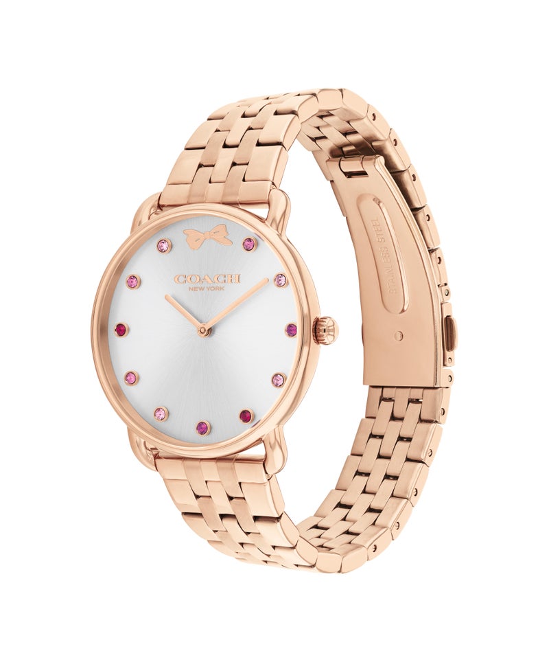 COACH Elliot Steel Strap Analog Watch - Image 2