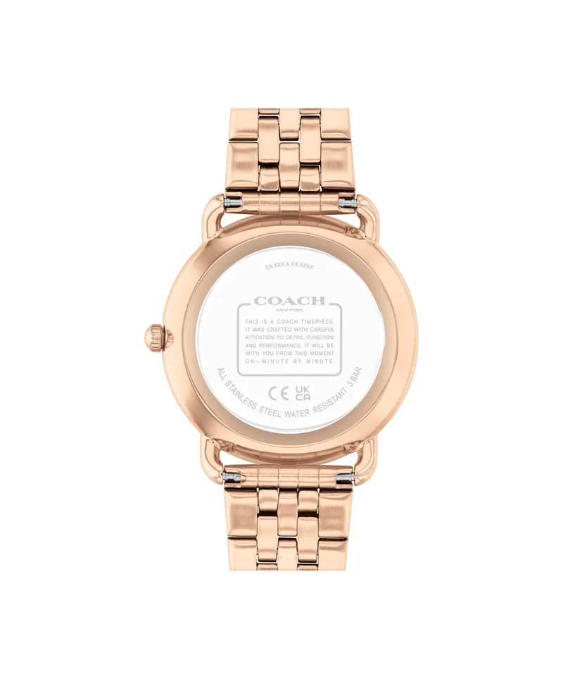 COACH Elliot Steel Strap Analog Watch