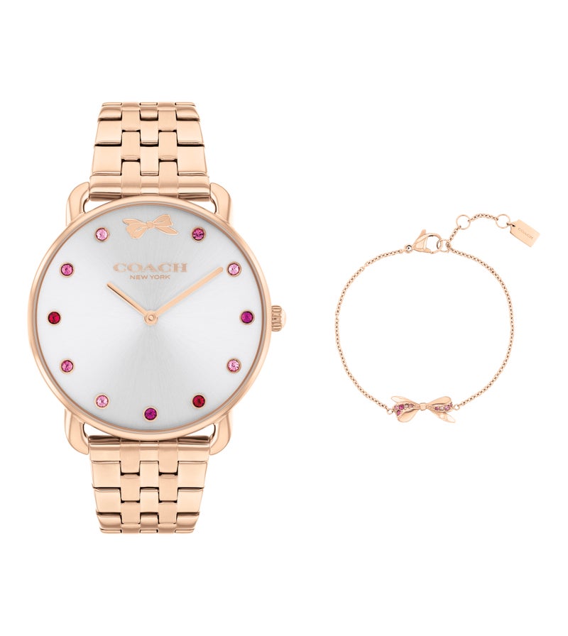COACH Elliot Steel Strap Analog Watch - Image 4