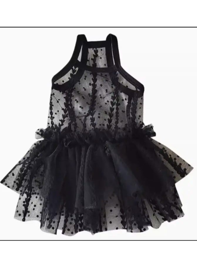 Fancy Tulle Dress for Pets, Sleeveless - Image 1