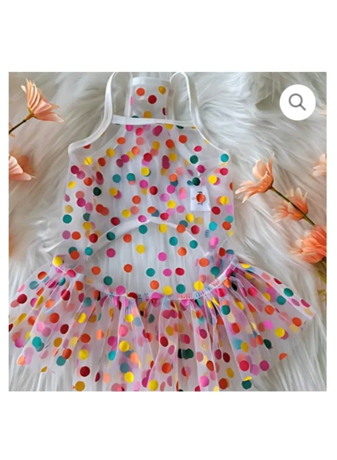 Fancy Tulle Dress for Pets, Sleeveless - Image 2