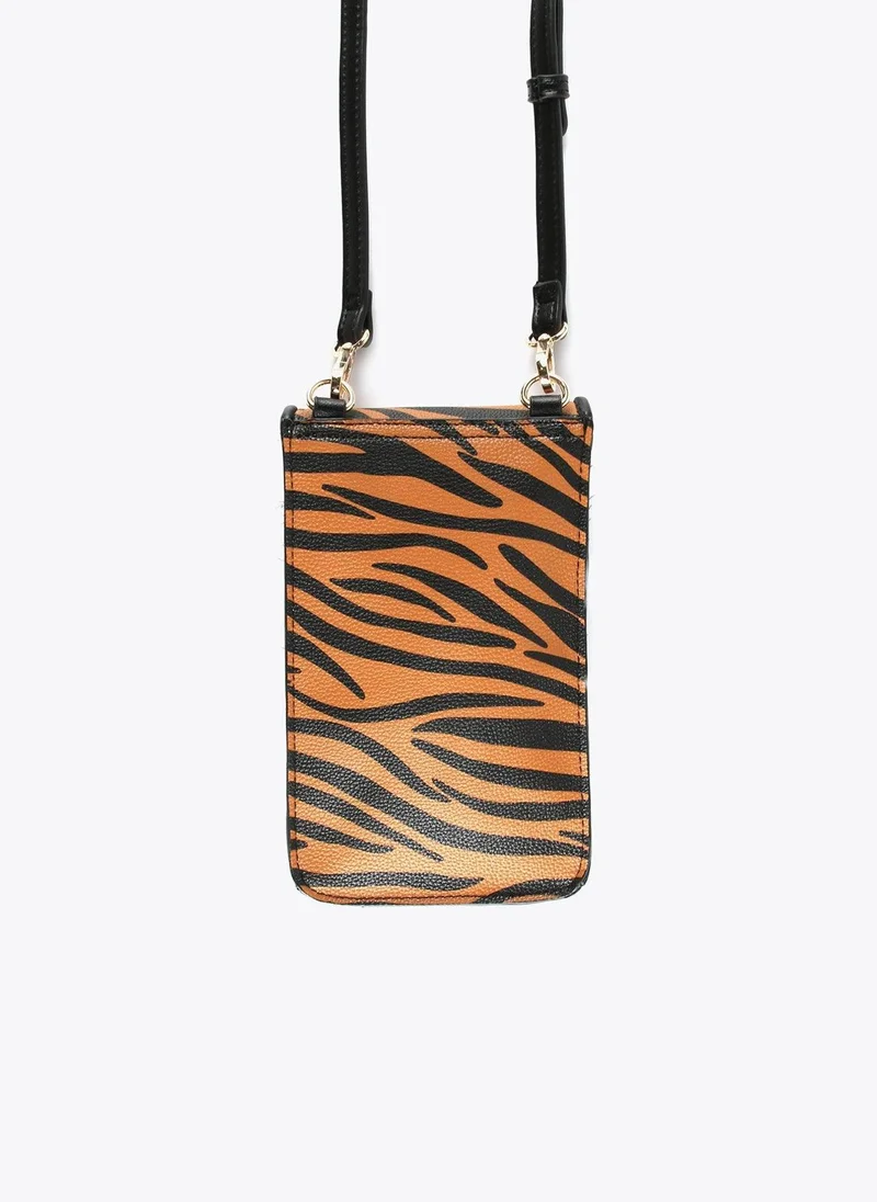 Lola Casademunt Zebra print mobile phone bag