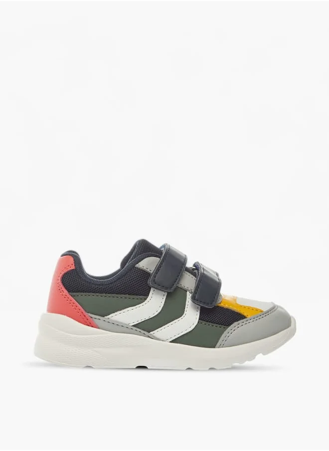 LBL by Shoexpress Boys Panelled Sneakers With Hook And Loop Closure
