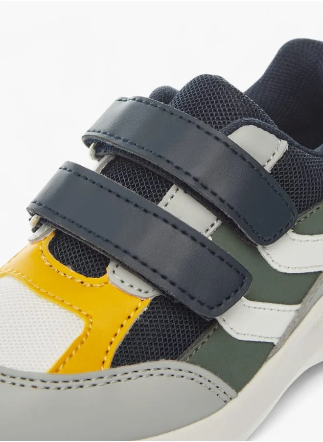 LBL by Shoexpress Boys Panelled Sneakers With Hook And Loop Closure