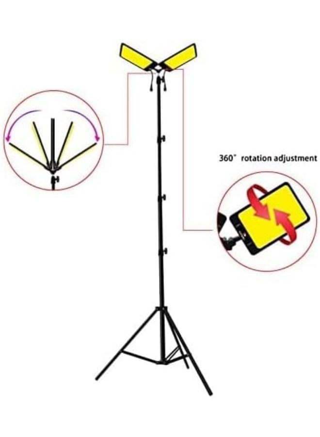 GO2CAMPS Camping Dual LED Light with Long Stand - Image 2