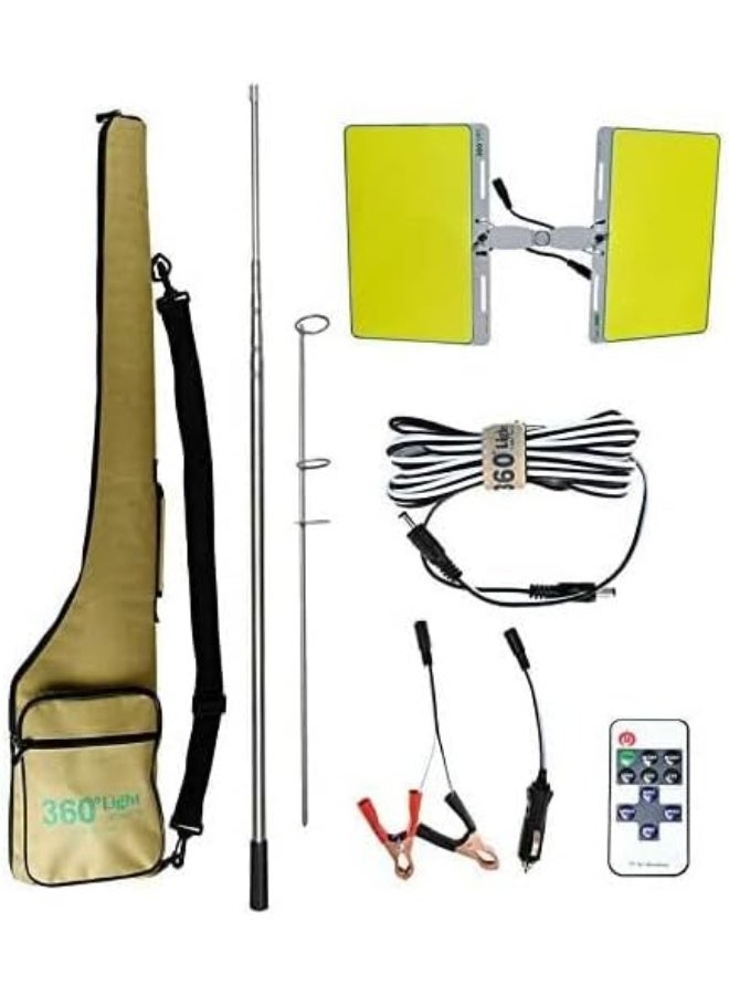 GO2CAMPS Camping Dual LED Light with Long Stand - Image 1