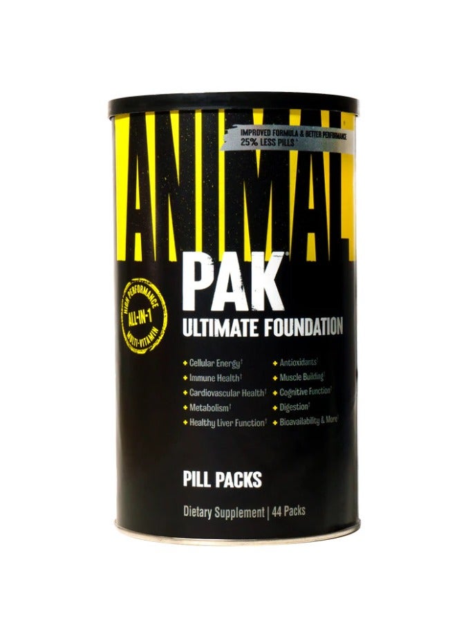 UNIVERSAL NUTRITION Animal Pak The Ultimate Training Pack 44 Packs - Image 1