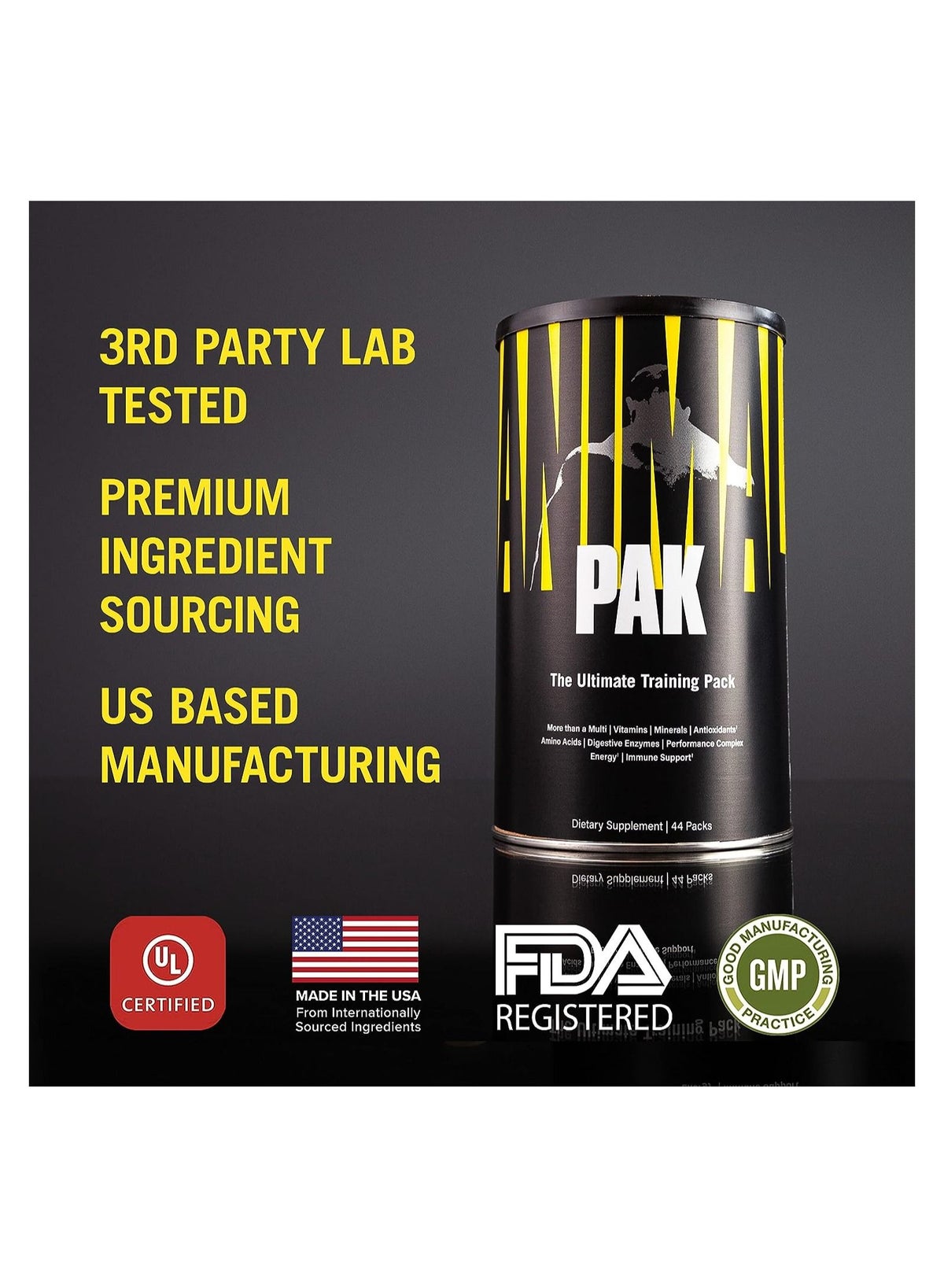 Animal Pak The Ultimate Training Pack 44 Packs