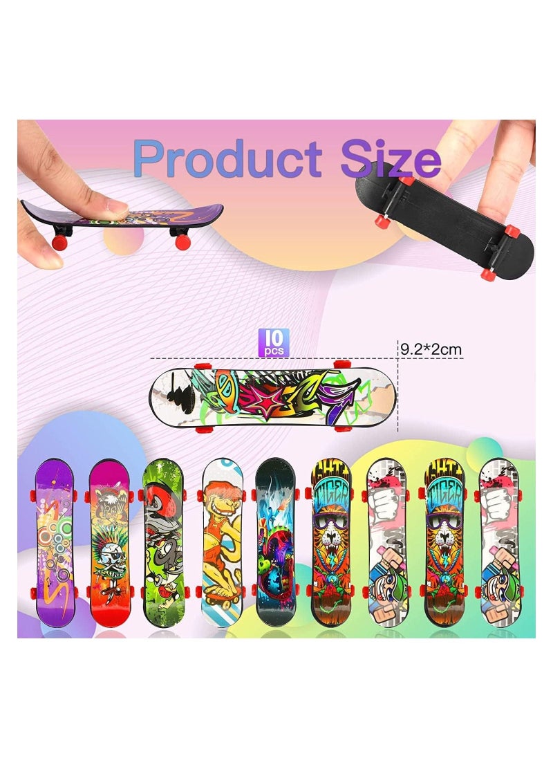 Generic - Finger Skateboard, 20Pcs Radom Patterns Mini Fingerboard, Fingerboard Skateboard, Skate Toy Mini Skateboard, Finger Skateboards for kids, Tabletop Freestyle Skate Game Fingerboard - Image 1