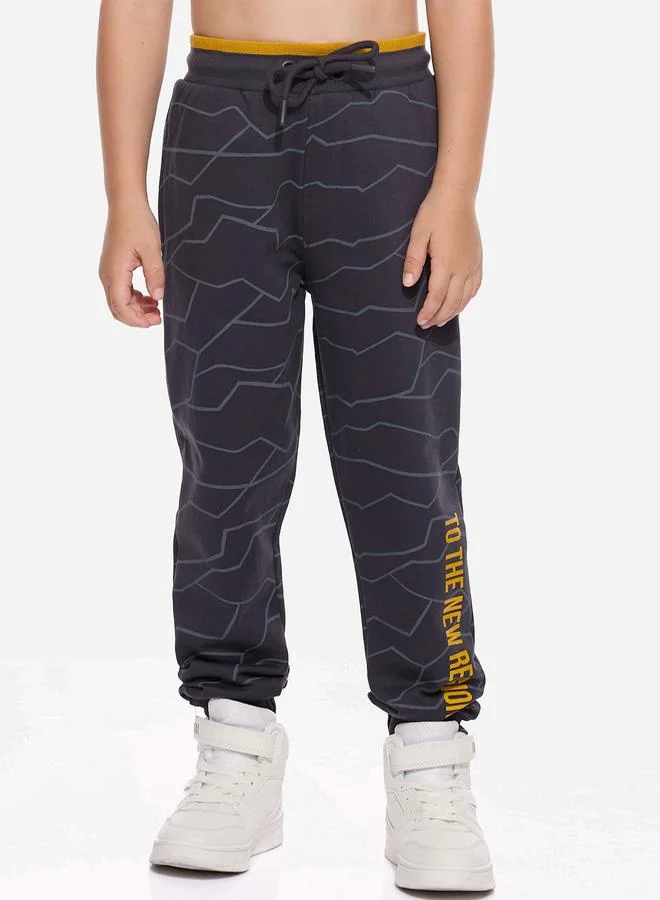 victor and jane All-Over Print Full zipper Hoodie & Joggers Set by Styli
