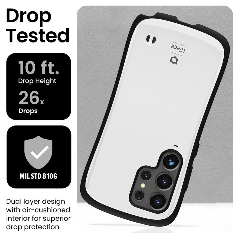 iFace First Class Case [ Compatible with Galaxy S24 Ultra ] â€“ Cute Shockproof Dual Layer [Hard Shell with Bumper] Heavy Duty Protective Cell Phone Cases [Drop Tested] - White - Image 3