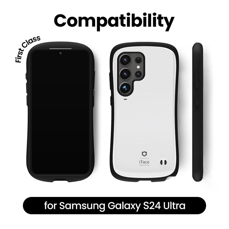 iFace First Class Case [ Compatible with Galaxy S24 Ultra ] â€“ Cute Shockproof Dual Layer [Hard Shell with Bumper] Heavy Duty Protective Cell Phone Cases [Drop Tested] - White - Image 2