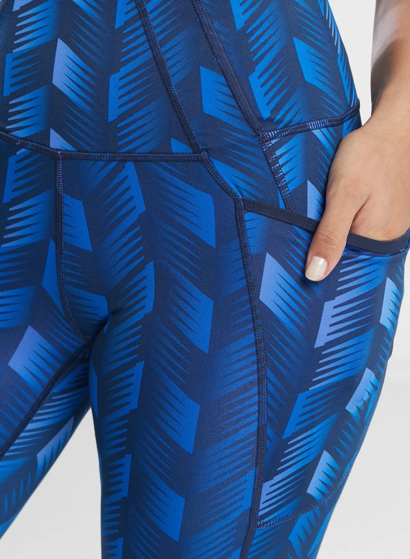 New Balance Shape Shield Printed Cropped Bra