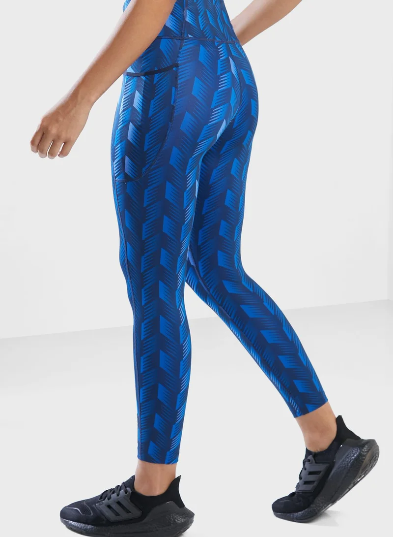 New Balance Shape Shield Printed Cropped Bra