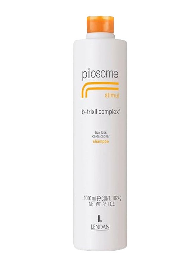 Lendan - Gentle Specific Shampoo - Pilosome Stimul B-Trixil Complex - 1000 ml - Removes Excess Sebum - Helps Improve the Appearance of Thin and Weakened Hair - Soft and Silky Finish - Image 1