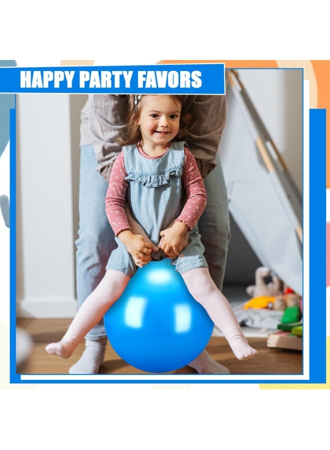 Soofam Kids Hopper Ball with Handle, 18 Inch Blue Jumping Exercise Ball for Toddlers Boys & Girls, Indoor & Outdoor Sports, Fun School Games & Physical Activity Gift - Image 4