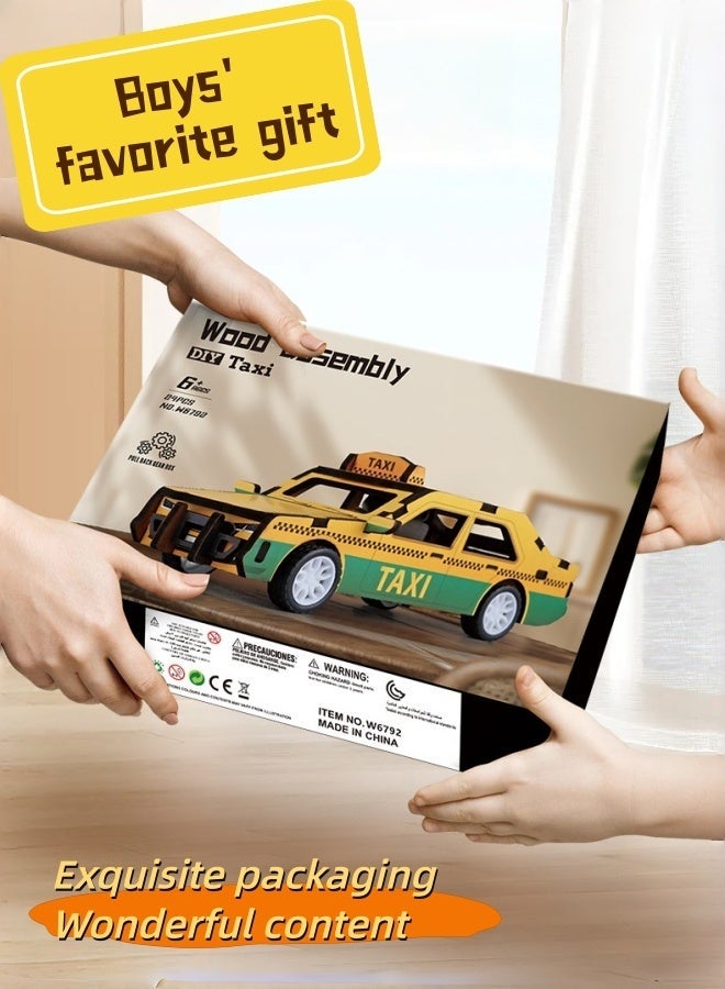 سعودي سيليكت لعبة حفارة خشبية ثلاثية الأبعاد جذابة - تعلم عملي في مجالات العلوم والتكنولوجيا والهندسة والرياضيات ومجموعة نماذج ممتعة للتجميع. - Image 5