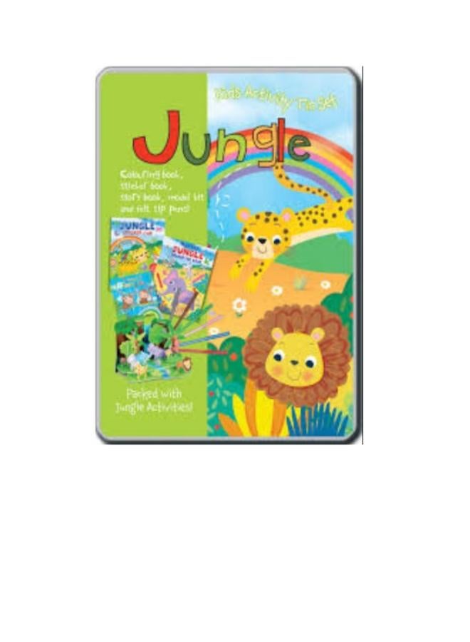 Jungle Kids Activity Tin Set hardcover english