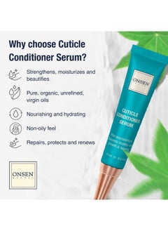 Onsen Secret Onsen Cuticle Cream W/Nail Cuticle Oil Cuticle Softener With Japanese Natural Healing Minerals Nail Care Serum To Soothe Repair & Strengthen Cuticles And Nails Visible Results (2 Count /15 Ml)  - Image 3