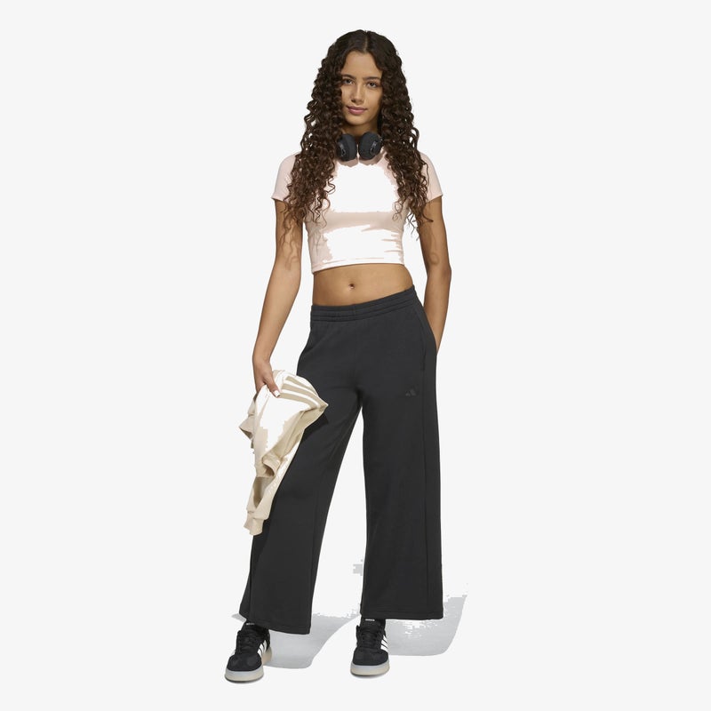 Adidas FUTURE ICONS 3 STRIPES WIDE LEG Tracksuit Bottoms - Image 4