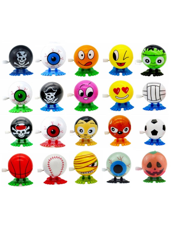 Loquat Children's  Clockwork Toy Gift Decoration Walking Ghost Pirate Skull Witch Jumping Cross-border-Color:20a  Suit - Image 1