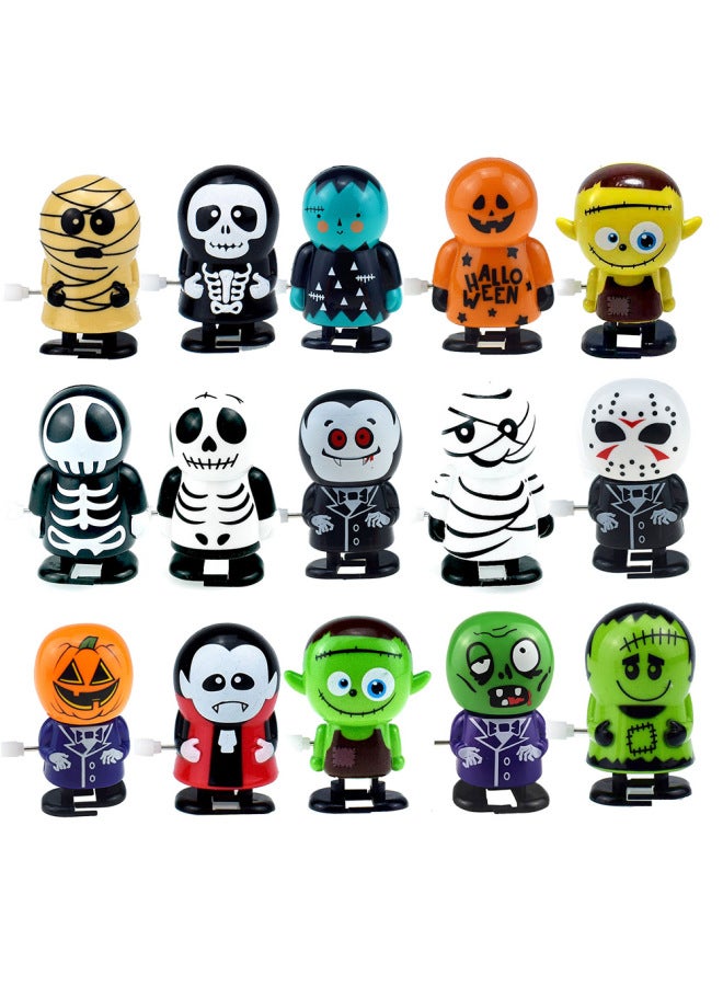 Loquat Children's  Clockwork Toy Gift Decoration Walking Ghost Pirate Skull Witch Jumping Cross-border-Color:20a  Suit - Image 5