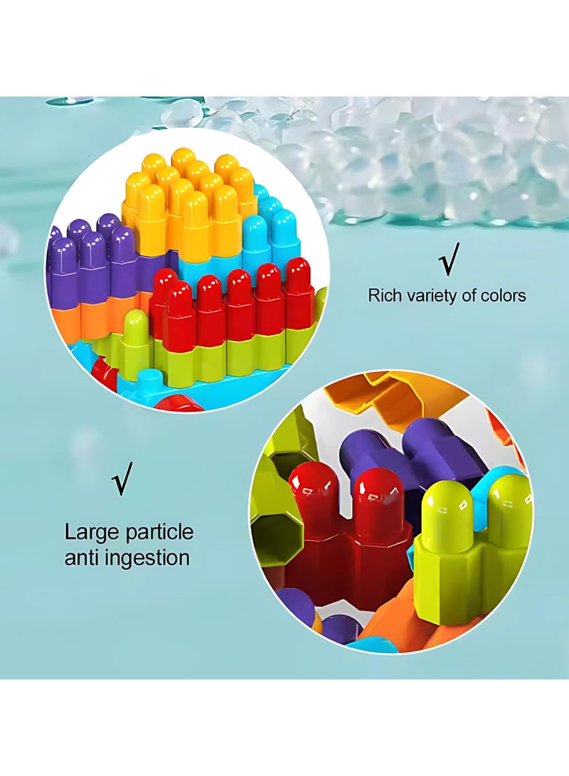 Twisoo DIY Building Block Toy Set – Creative Educational Construction Kit with Colorful Blocks, Wheels & Accessories, STEM Learning Toy for Kids, Building Fun (DIY Bricks, 88, Pcs) - Image 3