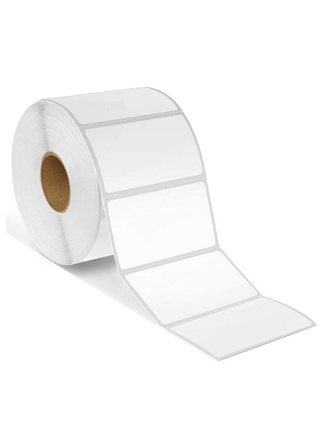 Spartan Industrial 2.25" X 1.25” Direct Thermal Labels Perforated Barcode Address Labels Compatible With Rollo & Zebra Desktop Printers 10 Rolls 1000/Roll  - Image 1