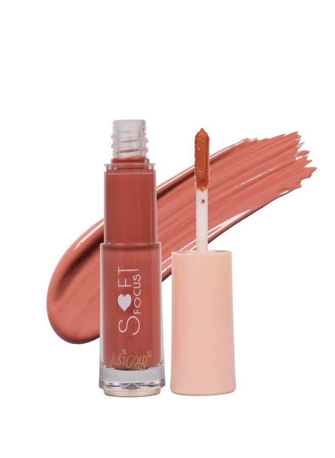 JUST GOLD Justgold Soft Focus Liquid Blush with Dewy & Radiant Finish, Highly Pigmented Formula, Lightweight, Long-lasting, Buildable and Blendable for All Skin Types (Blossom - 02, 5 ML) - Image 1