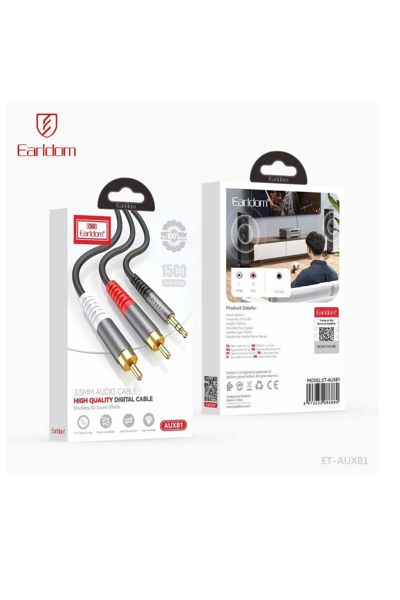 Earldom ET-AUX81 3.5mm Audio Cable