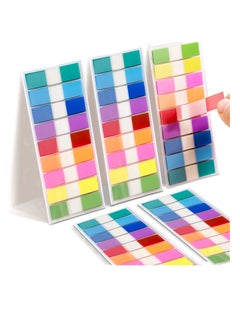 KASTWAVE Sticky Notes Transparent Self-Stick Notes 900 Pcs Clip-on Indicator Stickers Student Office Study Classification Index Sticker Notebook Marker Stickers Pop Up Index Tabs Tabs Stickers (9 Color)  - Image 1