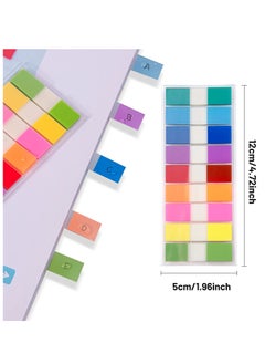 KASTWAVE Sticky Notes Transparent Self-Stick Notes 900 Pcs Clip-on Indicator Stickers Student Office Study Classification Index Sticker Notebook Marker Stickers Pop Up Index Tabs Tabs Stickers (9 Color)  - Image 3