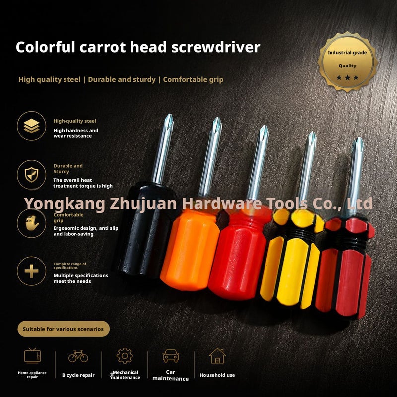 Mini Phillips Screwdriver Short Handle Portable Repair Tool - Image 2