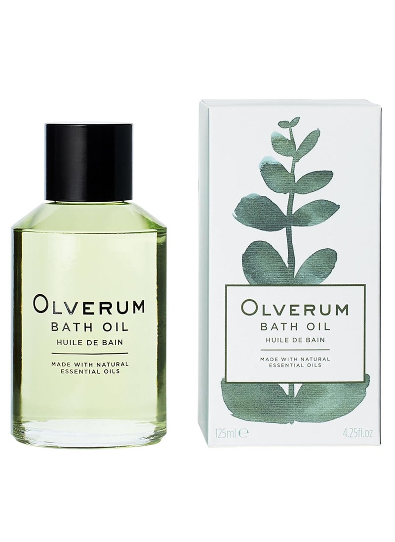 OLVERUM - OLVERUM  Natural Bath Oil  Vegan CrueltyFree Revitalizing Clean Beauty Bath Oil 425 fl oz  125 ml - Image 1