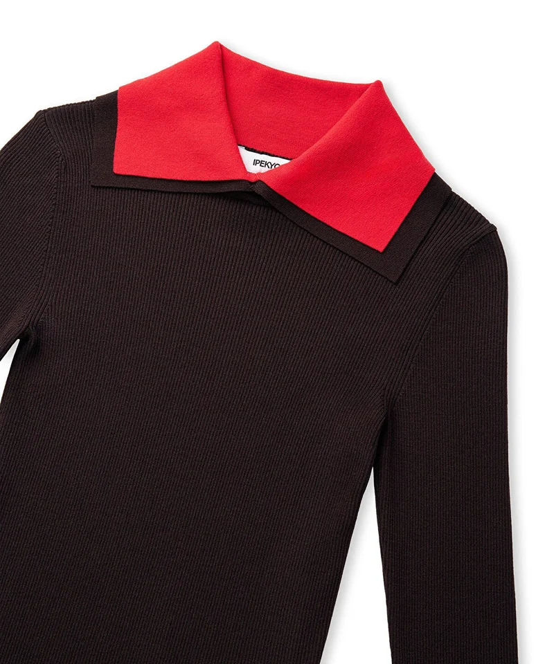 Ipekyol  Color-Block Knit Top for Women | Best Price UAE