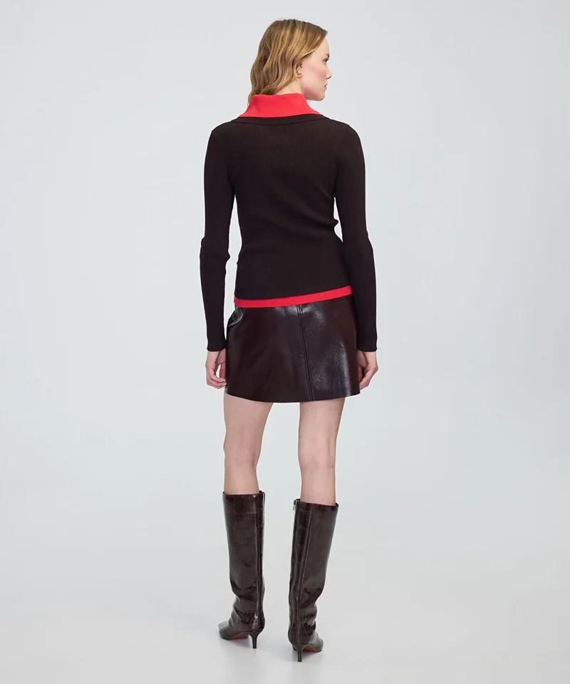 Ipekyol  Color-Block Knit Top for Women | Best Price UAE