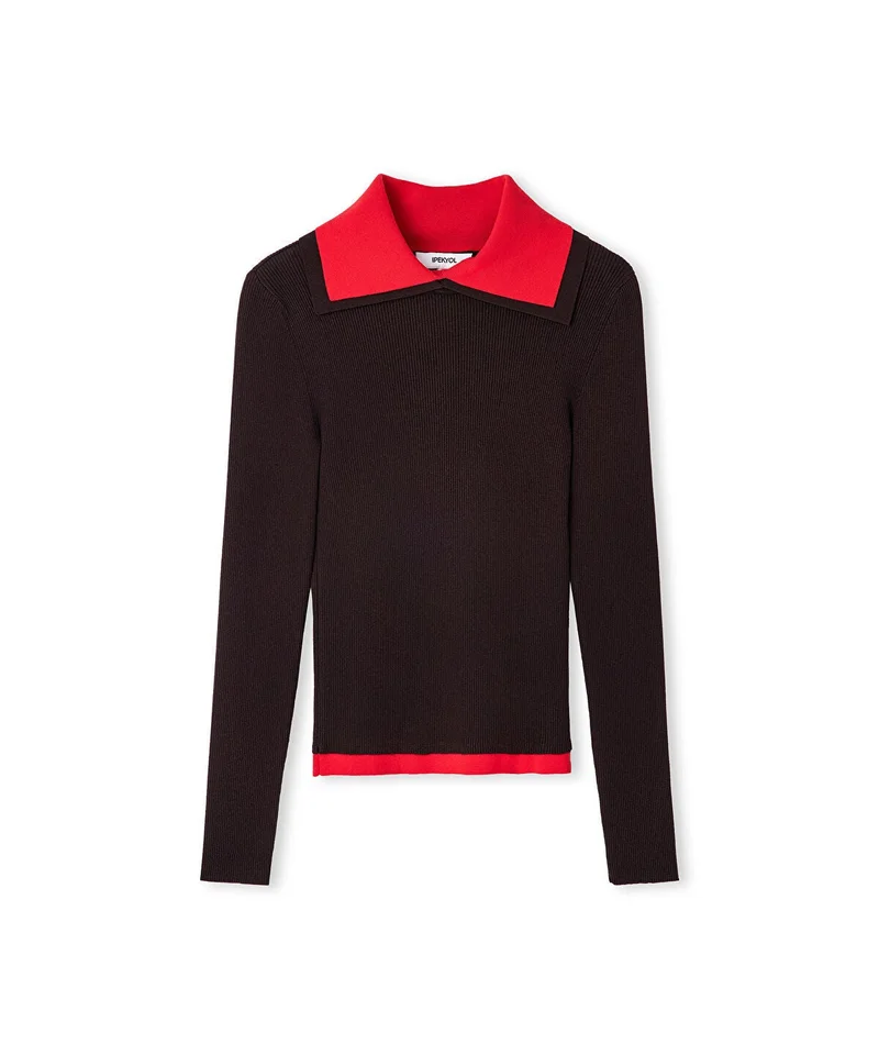 Ipekyol  Color-Block Knit Top for Women | Best Price UAE