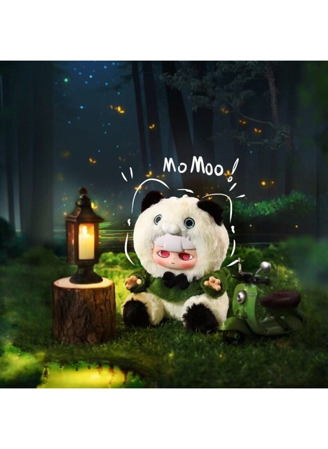null - Genuine Name: MOMOO Single Night Magic Beast Plush Series Blind Box Tide Play Pendant Creative Cute Doll-Color:Single Night Fantasy Beast Random Single Blind Box-Specifications:Official Genuine - Image 1