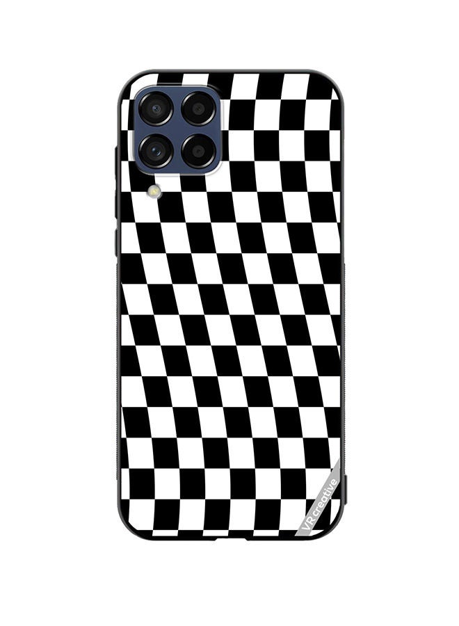 VR CREATIVE Protective Case Cover For Samsung Galaxy M53 Checkered Design Multicolour - Image 1