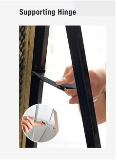 Merry Moments Modern Full Length Mirror Standing Hanging or Leaning Against Wall Floor Mirror Dressing Mirror Wall-Mounted Mirror Thin Frame White 60x165cm Oval Top Rounded Corner  - Image 5