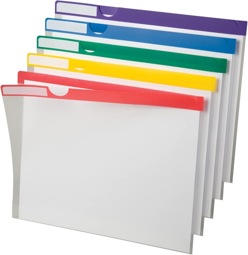 Pendaflex Poly Index Folders, 10 Pack, Letter, Assorted (50981EE) - Image 1