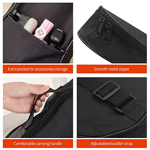 Mdvora 23in Ukulele Case, Waterproof Durable Ukulele Padded Bag with Adjustable Straps for Concert - Image 5