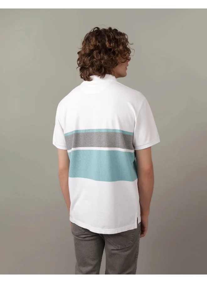 امريكان ايجل AE Striped Polo Shirt