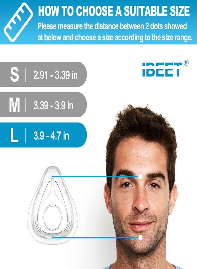 IBEET وسادة بديلة لـ F20 (كبيرة) - ملائمة مريحة وختم ممتاز، إمدادات بديلة IBEET، كبيرة - Image 3
