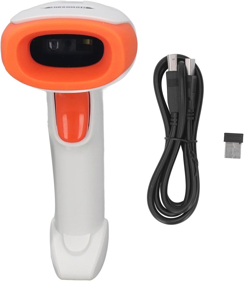 Handheld Wireless Bluetooth 2D Barcode Scanner and Bar Code Reader with Sturdy ABS Housing and High Performance Decoding Chip for Express Logistics Retail and Healthcare Use - Image 1