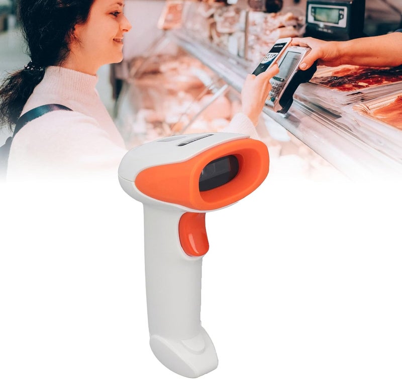 Handheld Wireless Bluetooth 2D Barcode Scanner and Bar Code Reader with Sturdy ABS Housing and High Performance Decoding Chip for Express Logistics Retail and Healthcare Use - Image 5
